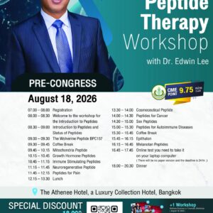 Pre Congress: Peptide Therapy Workshop: August 18, 2026