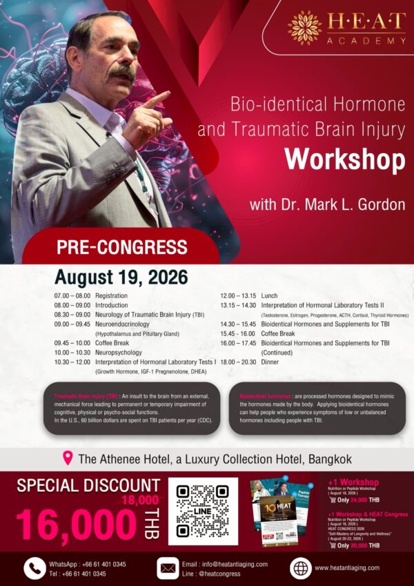 Bio-identical Hormone & TBI Workshop – August 19, 2026
